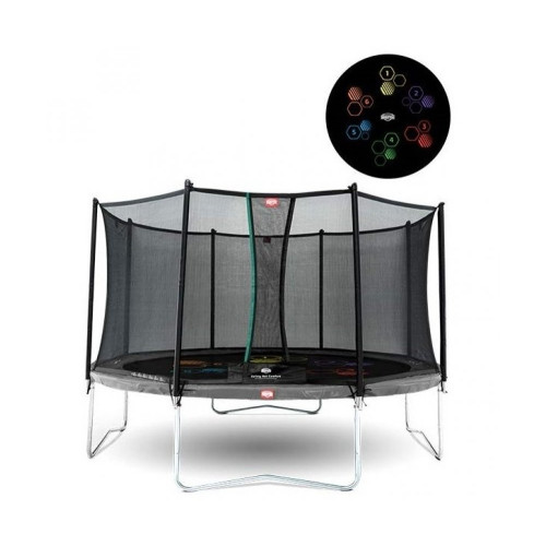 Купить Батут  Berg Favorit Regular 430 Grey Levels + сетка Safety Net Comfort в Киеве - фото №1